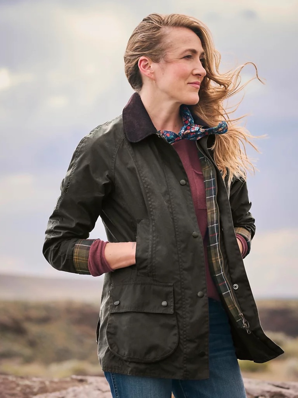 Barbour Beadnell Waxed Jacket